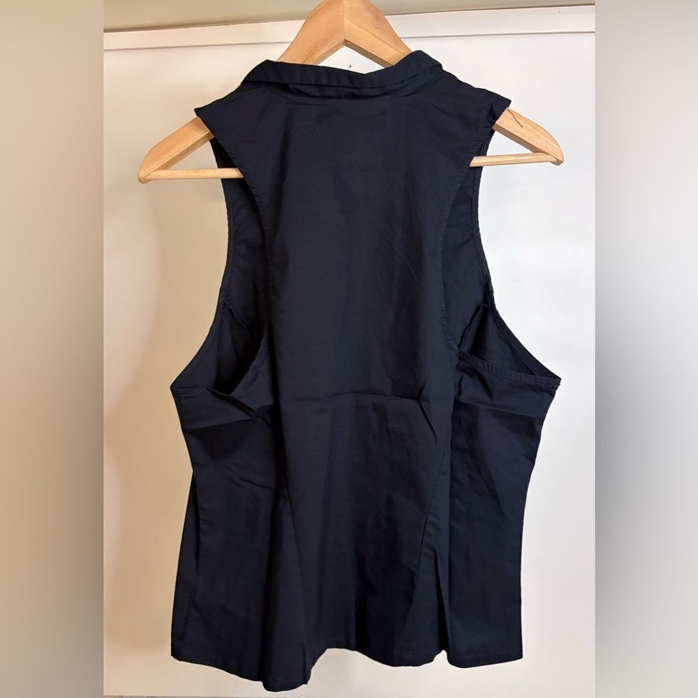 NWT Urban Outfitters Party Girl Cotton-Blend ButtonDown SleevelessLg (fits med) - Picture 5 of 5